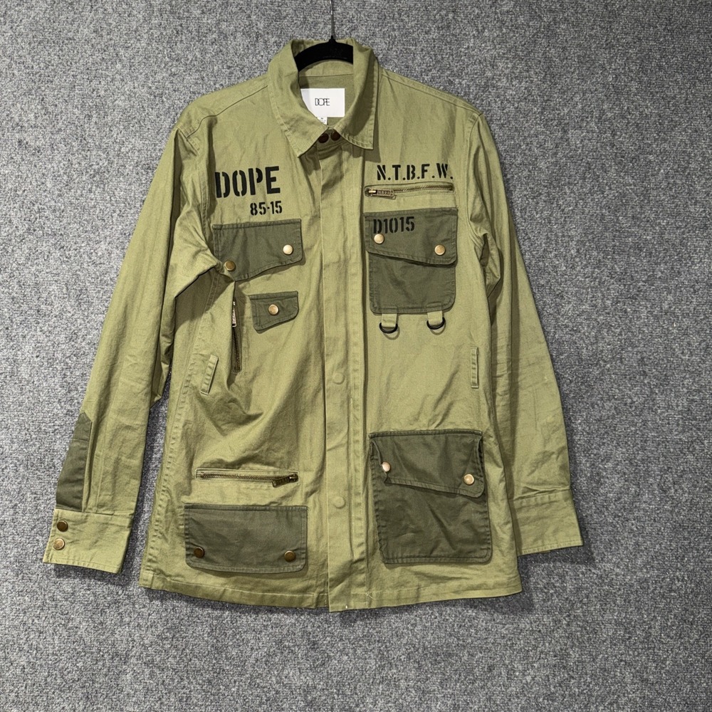 DOPE Couture Men's Standard Issue M65 Military Style Jacket - Size Medium